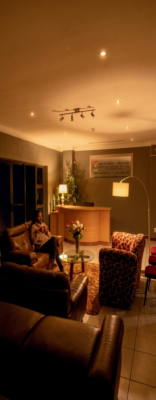 Indoor lounge featured in the venue brochure